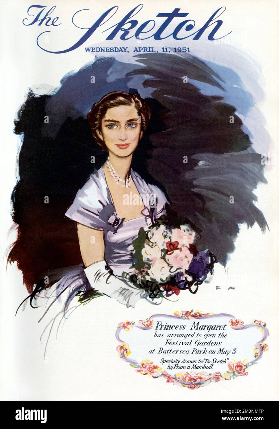 Copertina di The Sketch con Princess of Margaret - Festival Foto Stock