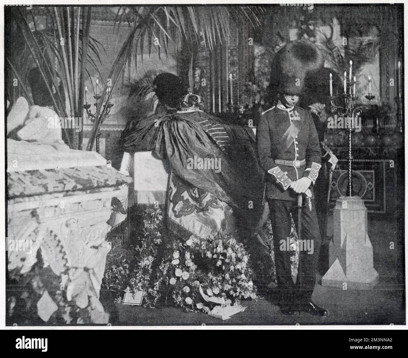 Funerale della regina Victoria Foto Stock