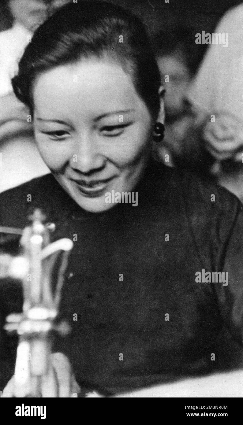 Madame Chiang Kai-Shek (conosciuto anche come Soong May-ling o Soong Mei-ling) (1898-2003). Data: 1941 Foto Stock