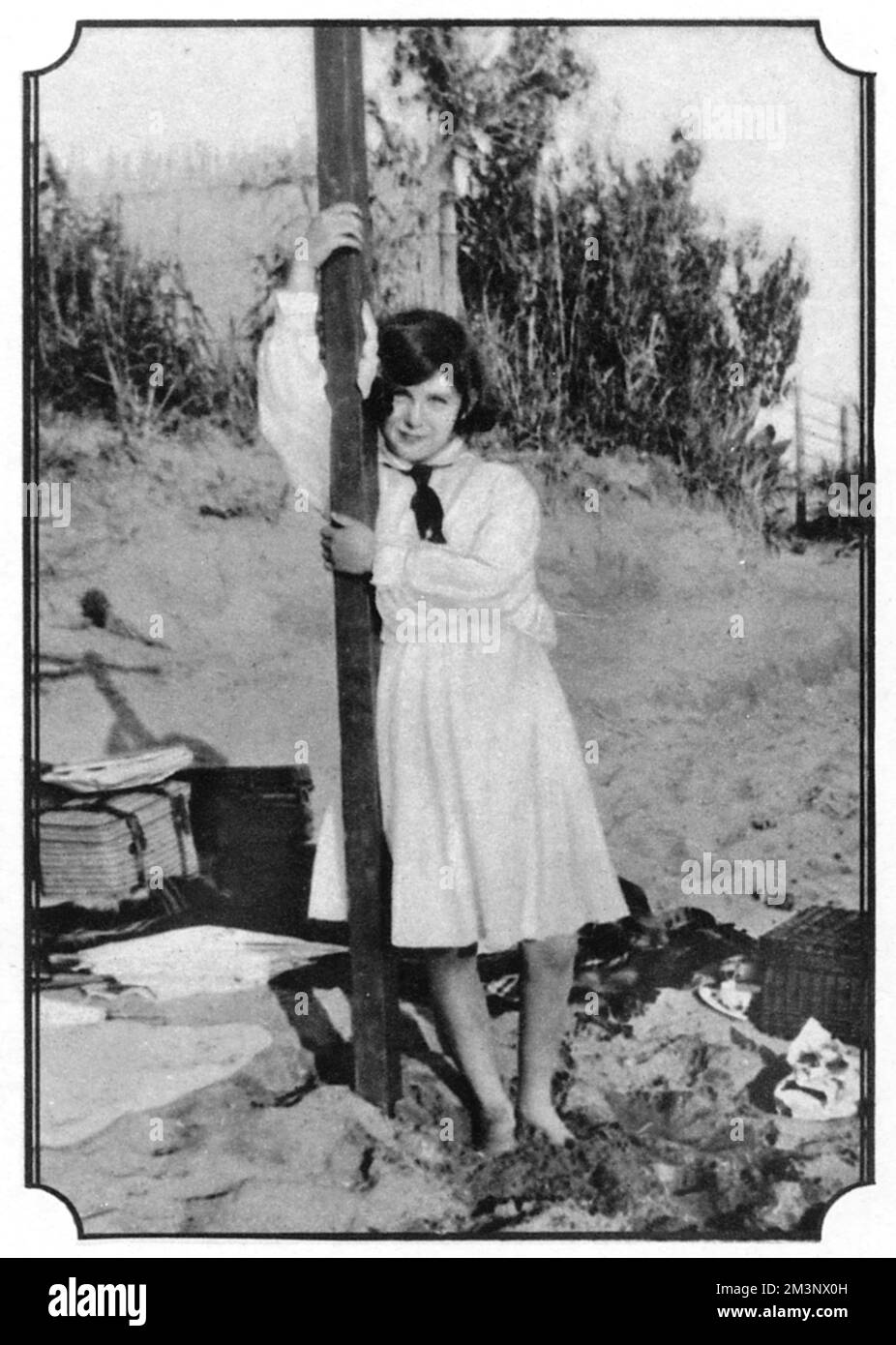 La duchessa di Kent a nove anni Foto Stock