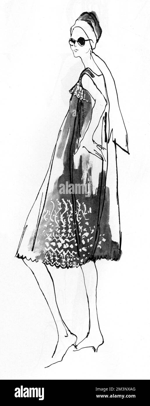 Moda maternità, 1963 Foto Stock