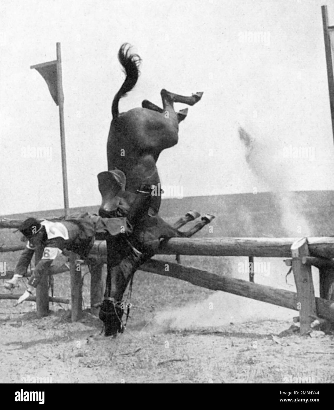Pentathlon Fall, Giochi Olimpici del 1932 Foto Stock