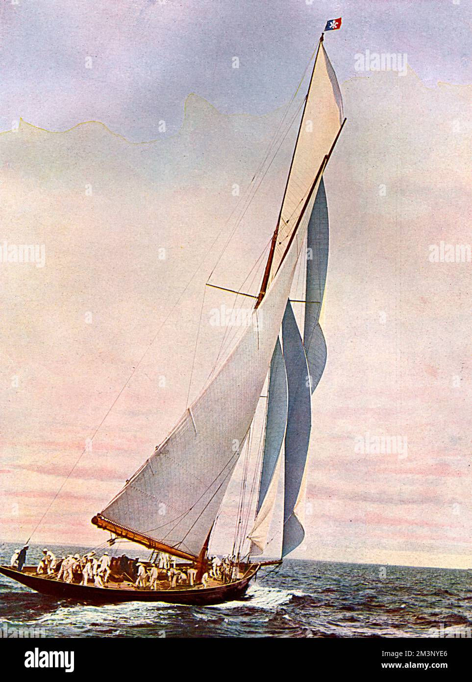 Lo yacht da corsa di George V, Britannia Foto Stock