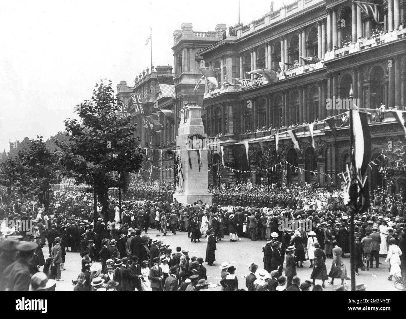 Celebrazioni della giornata della pace a Londra 1919 Foto Stock