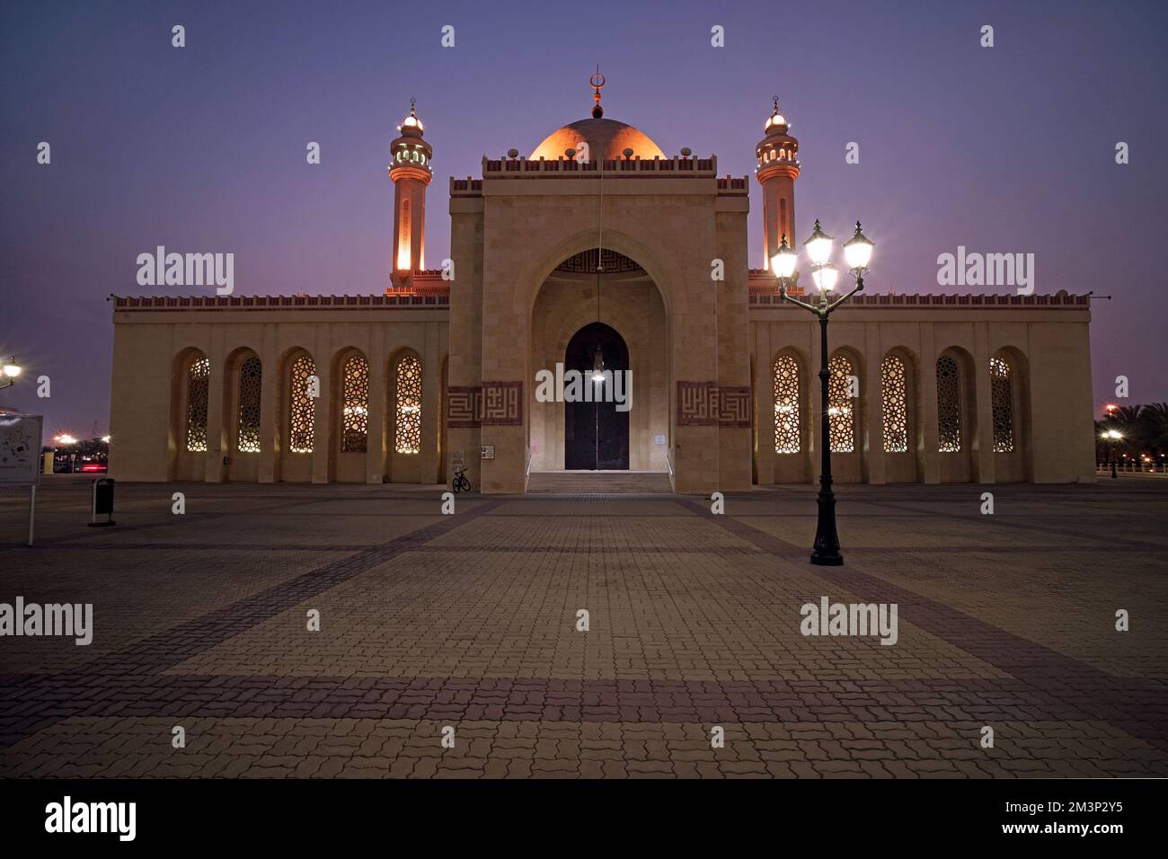 Al Fateh Grand Mosque a Manama, Bahrain Foto Stock