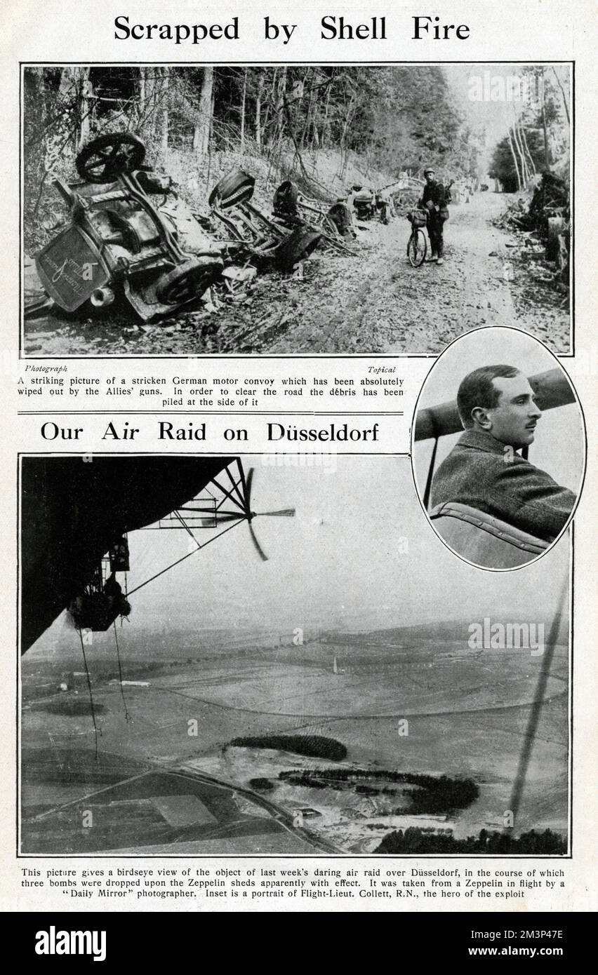 Attività delle forze alleate in territorio tedesco, prima guerra mondiale Foto Stock