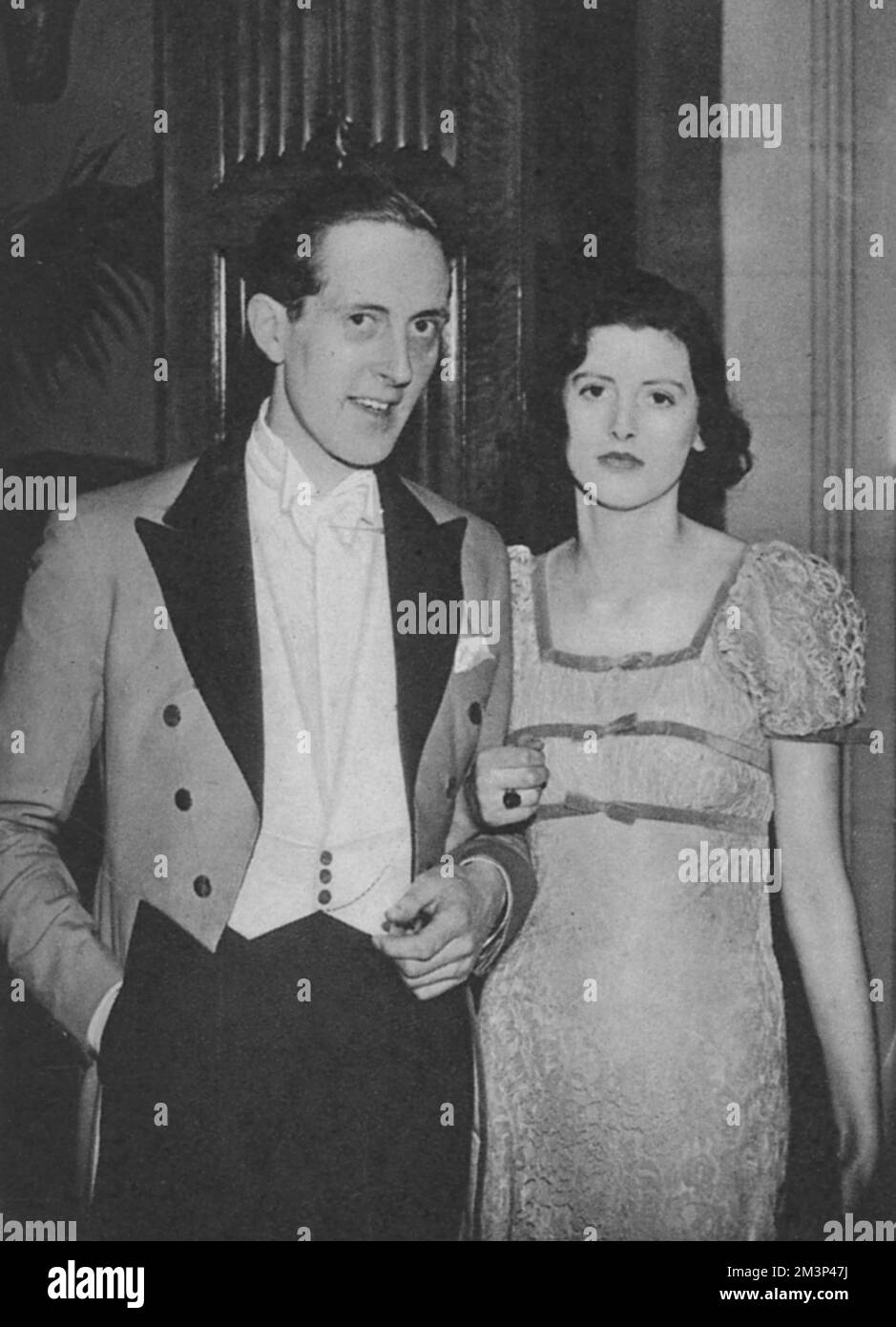 Diana Bethell e Richard Blow Foto Stock