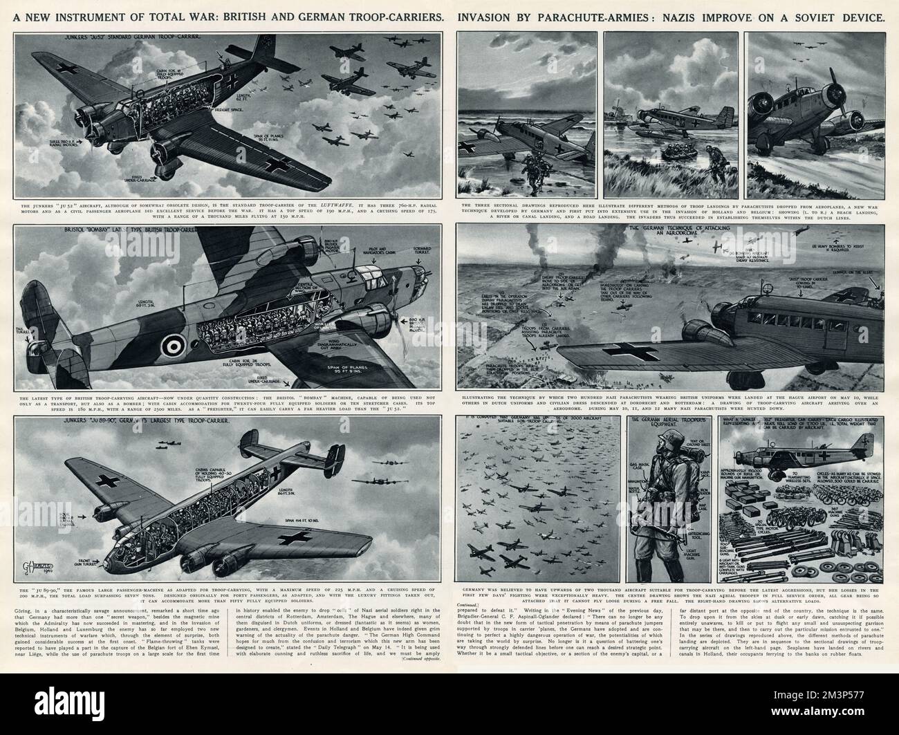 Nuovo strumento di guerra totale di G. H. Davis Foto Stock