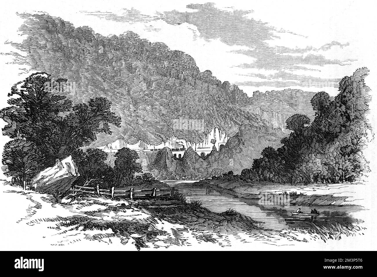 Wye Valley Railway Foto Stock