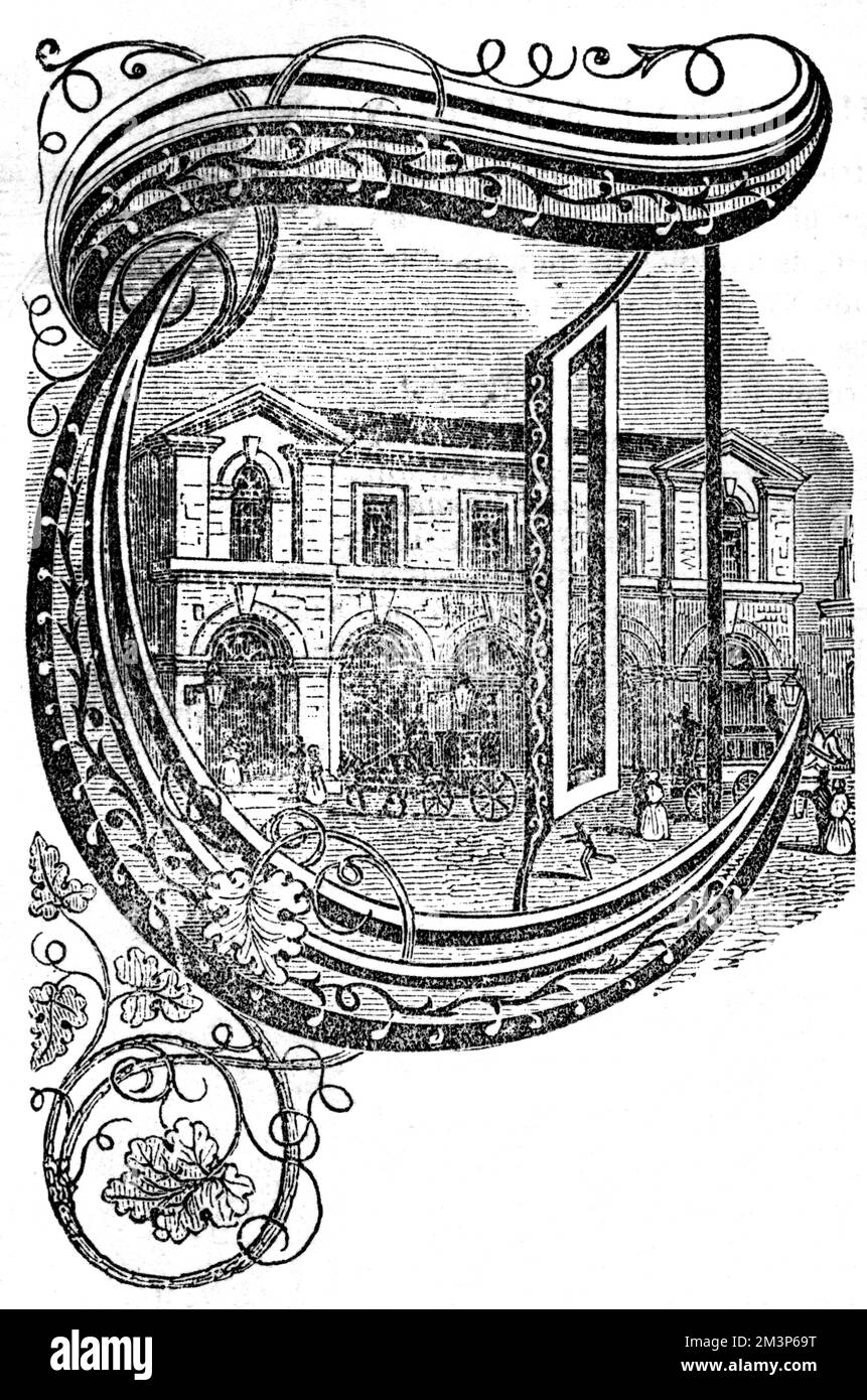 Ferrovia di Camden Town: Fenchurch Station1851 Foto Stock