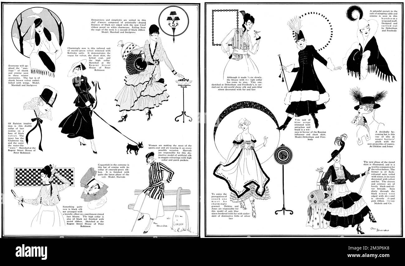 Le ultime parole di The Story of Fashion, 1915 Foto Stock