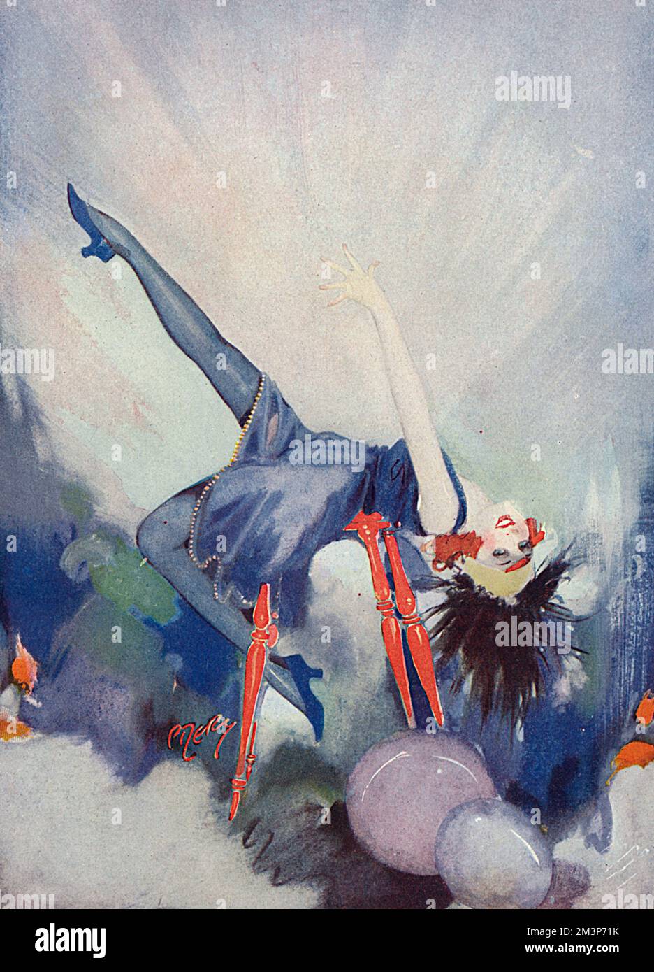 The Blue Bird di Herbert Pizer Foto Stock