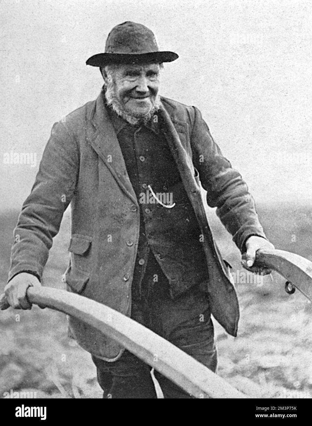 Lavoro di guerra per gli anziani, prima guerra mondiale Foto Stock