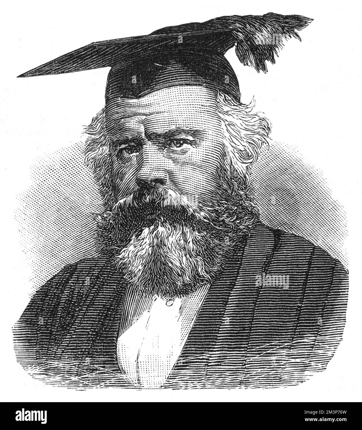 John Henry Parker (1806-1884) custode del Museo Ashmolean e autore di vari studi archeologici e architettonici. Data: 1884 Foto Stock