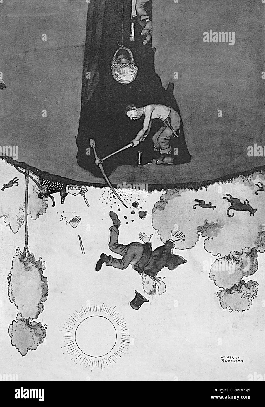 Una scelta Nick Down Under di William Heath Robinson Foto Stock