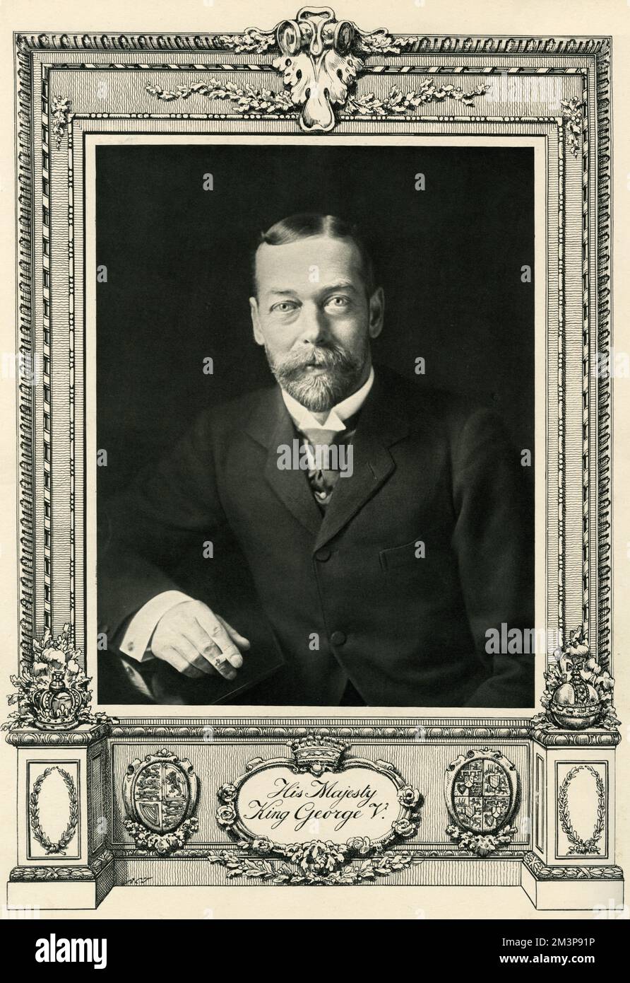 Re George V Foto Stock