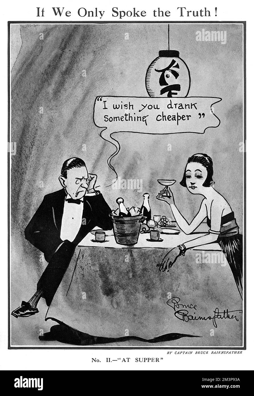 Se solo dicessimo la verità di Bruce Bairnsfather Foto Stock