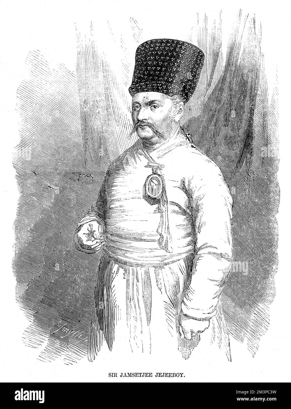 Sir Jamsetjee Jejeebhoy, i baronetto Foto Stock