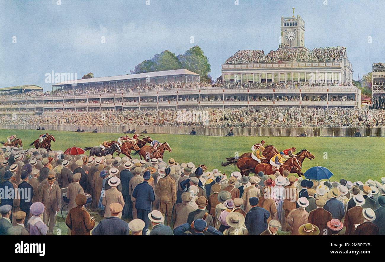 Ippica - passando per le tribune di Ascot Foto Stock Ippica - passando per le tribune di Ascot Foto Stock