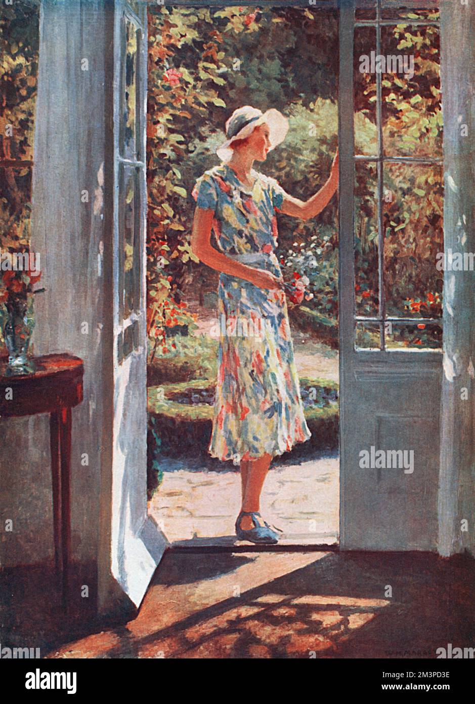 Entra in Summer by W. H. Margetson Foto Stock