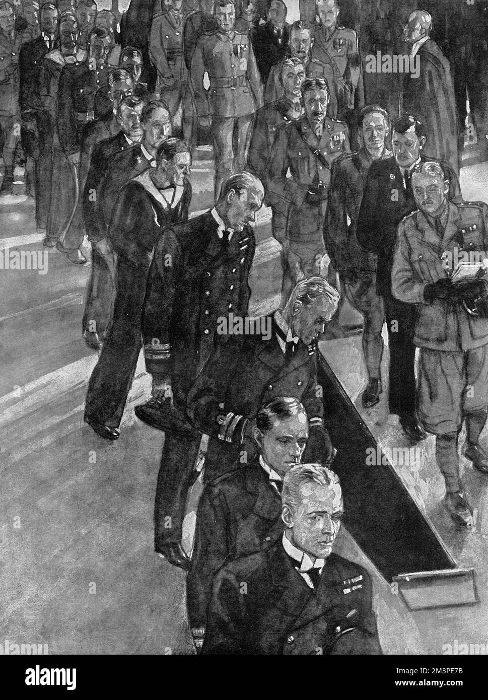 VCS che deposita la tomba del Guerriero sconosciuto Foto Stock