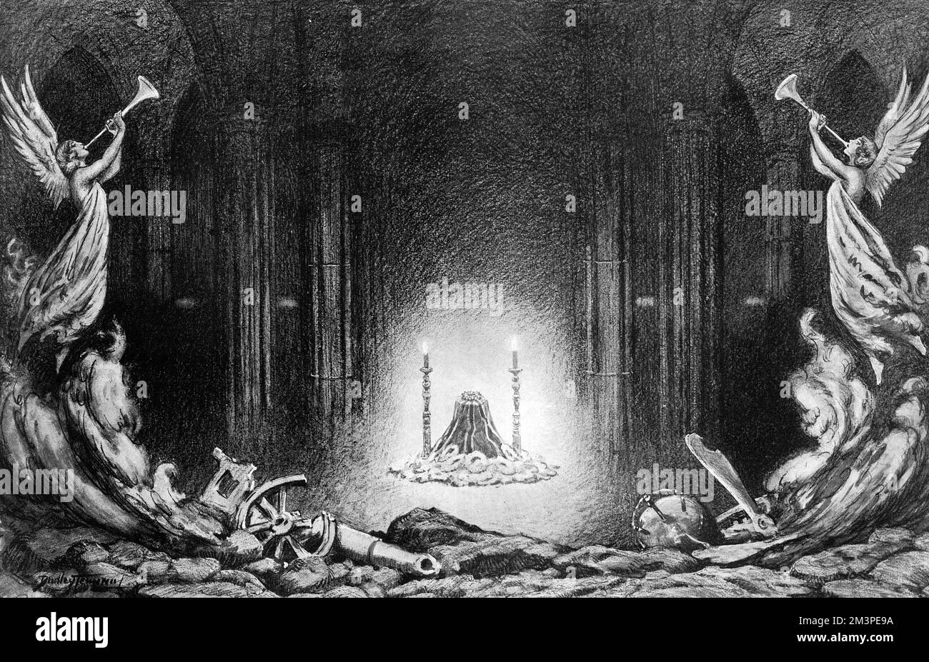 The Tomb of the Unknown Warrior di Dudley Tennant Foto Stock