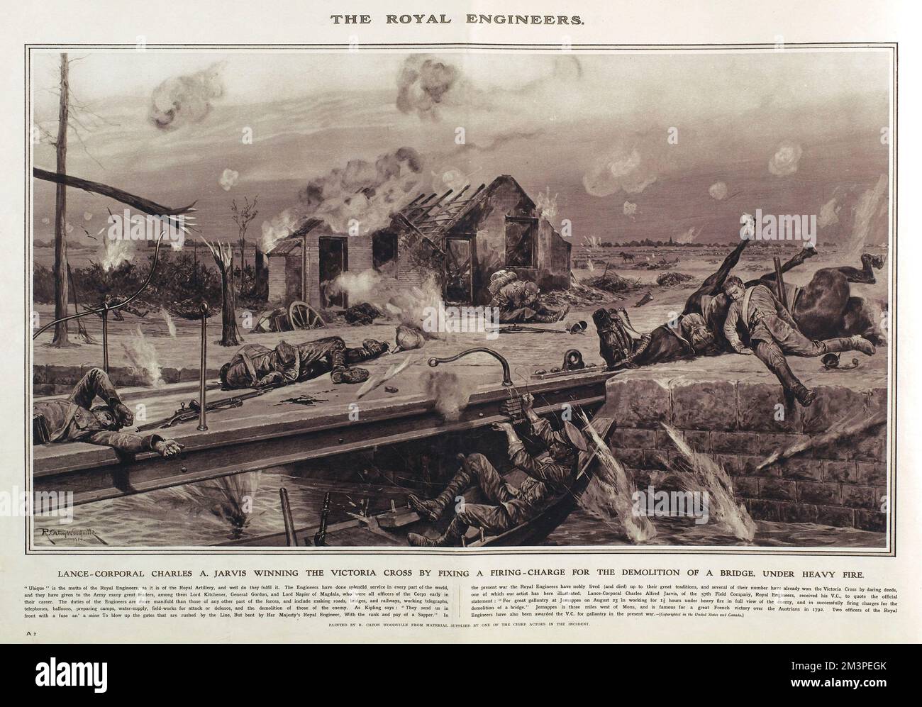 Lance-Caporale Jarvis in Great War Deeds, WW1 Foto Stock