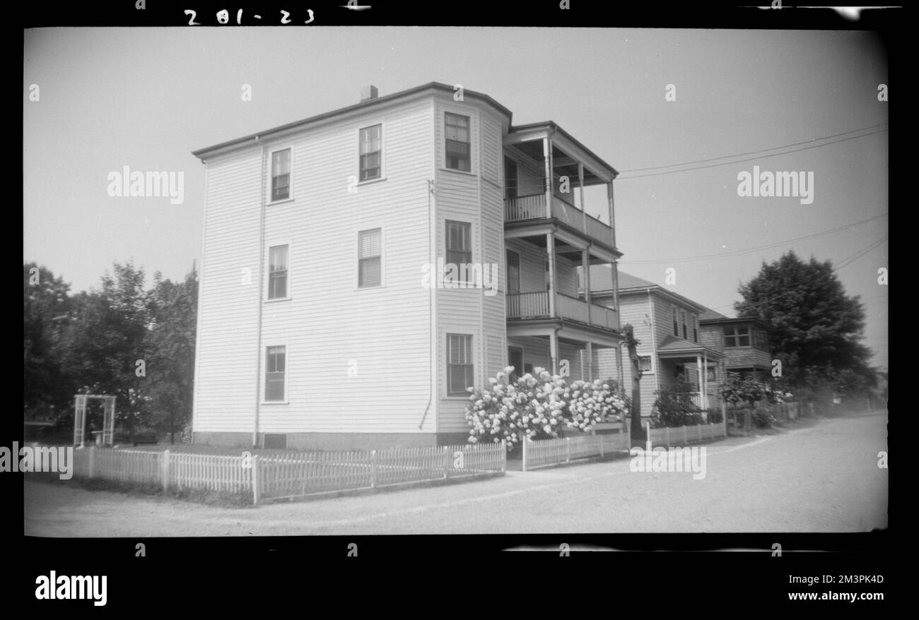 Riverside Street #23 , Case di appartamenti. Collezione edham Building Foto Stock