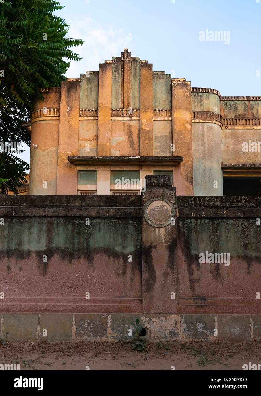Residenza Art Deco, Rajasthan, Mandawa, India Foto Stock