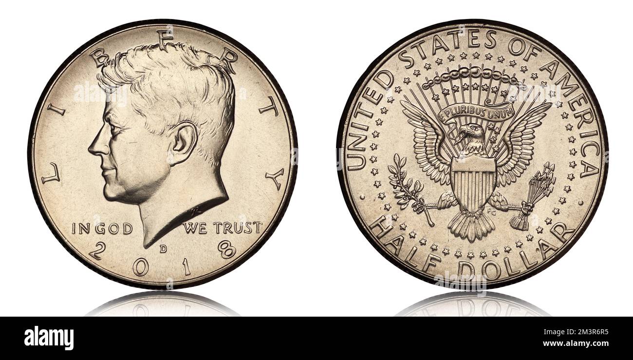 US PRESIDENT 2024 Watercolor Trump Kennedy Half Dollar Coin USA 2024 - Foto 5