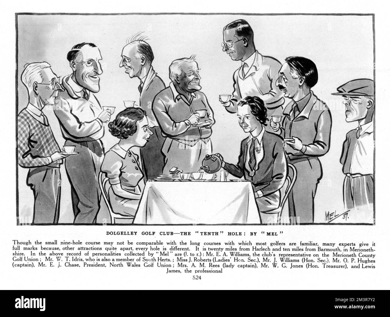 Dolgelley Golf Club Foto Stock