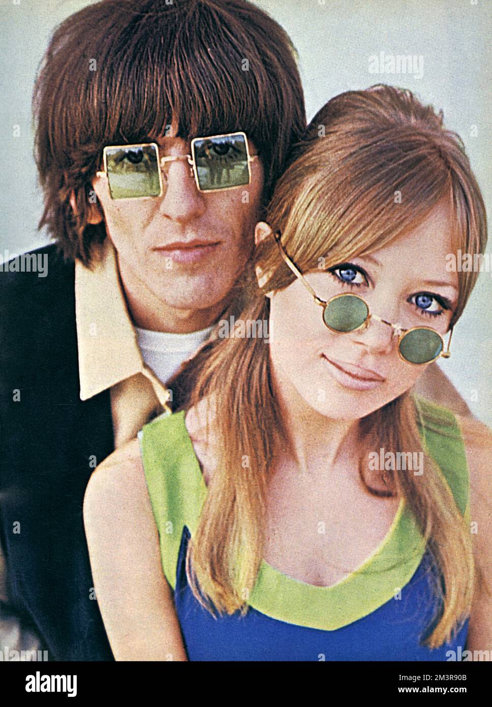 George Harrison e Patti Boyd Foto Stock