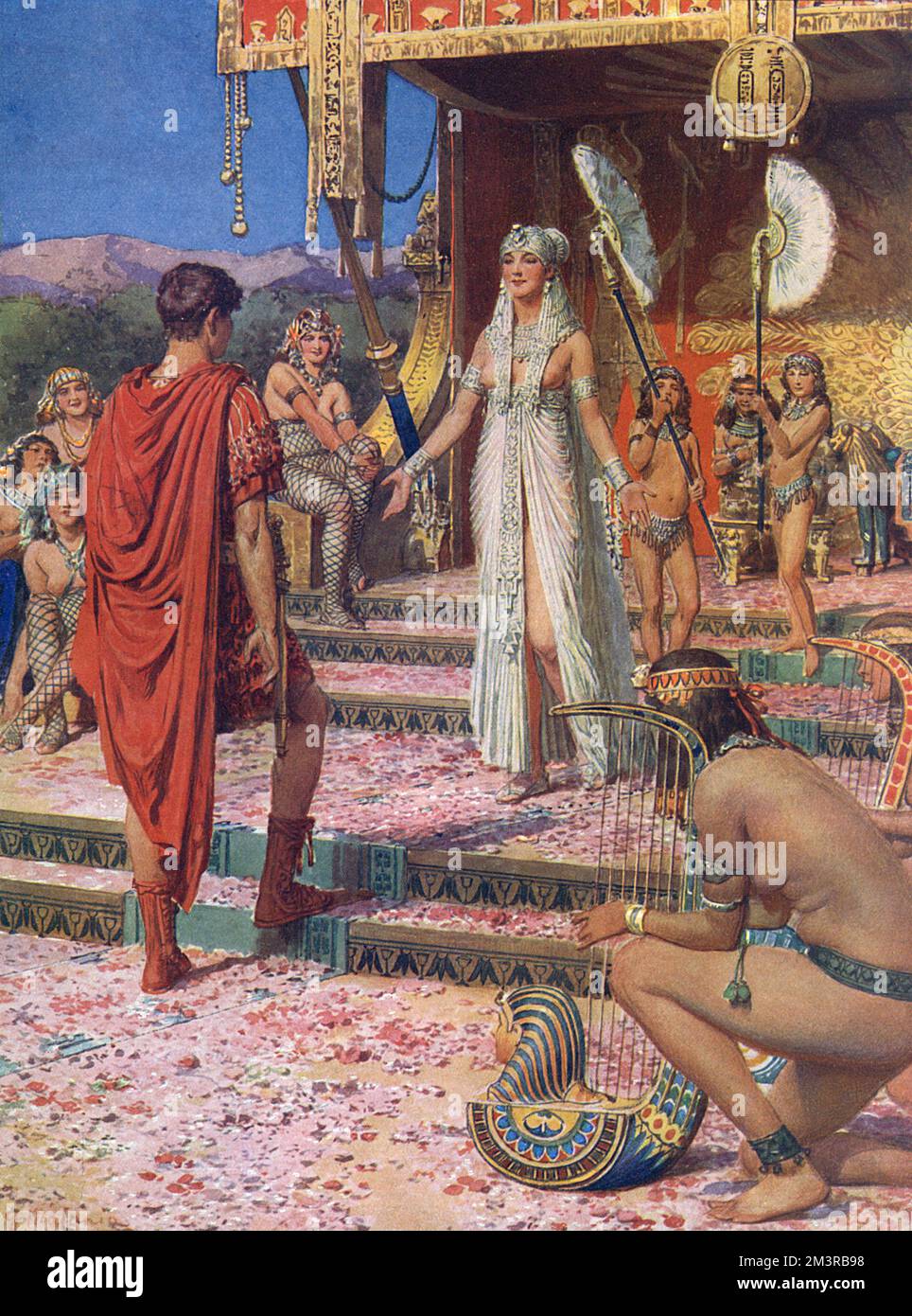 Cleopatra e Marc Antony Foto Stock