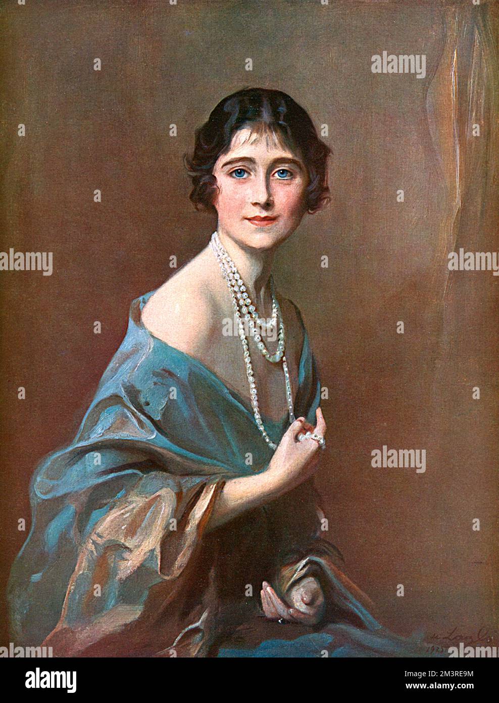 Duchessa di York (Regina Elisabetta, Regina madre) De Laszlo Foto Stock