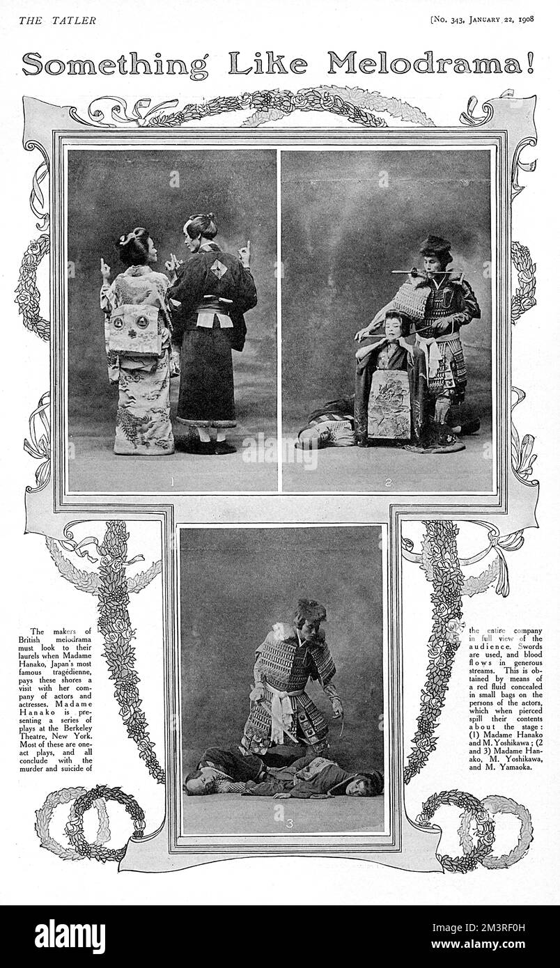 Qualcosa come il melodramma! - Madame Hanako Foto Stock