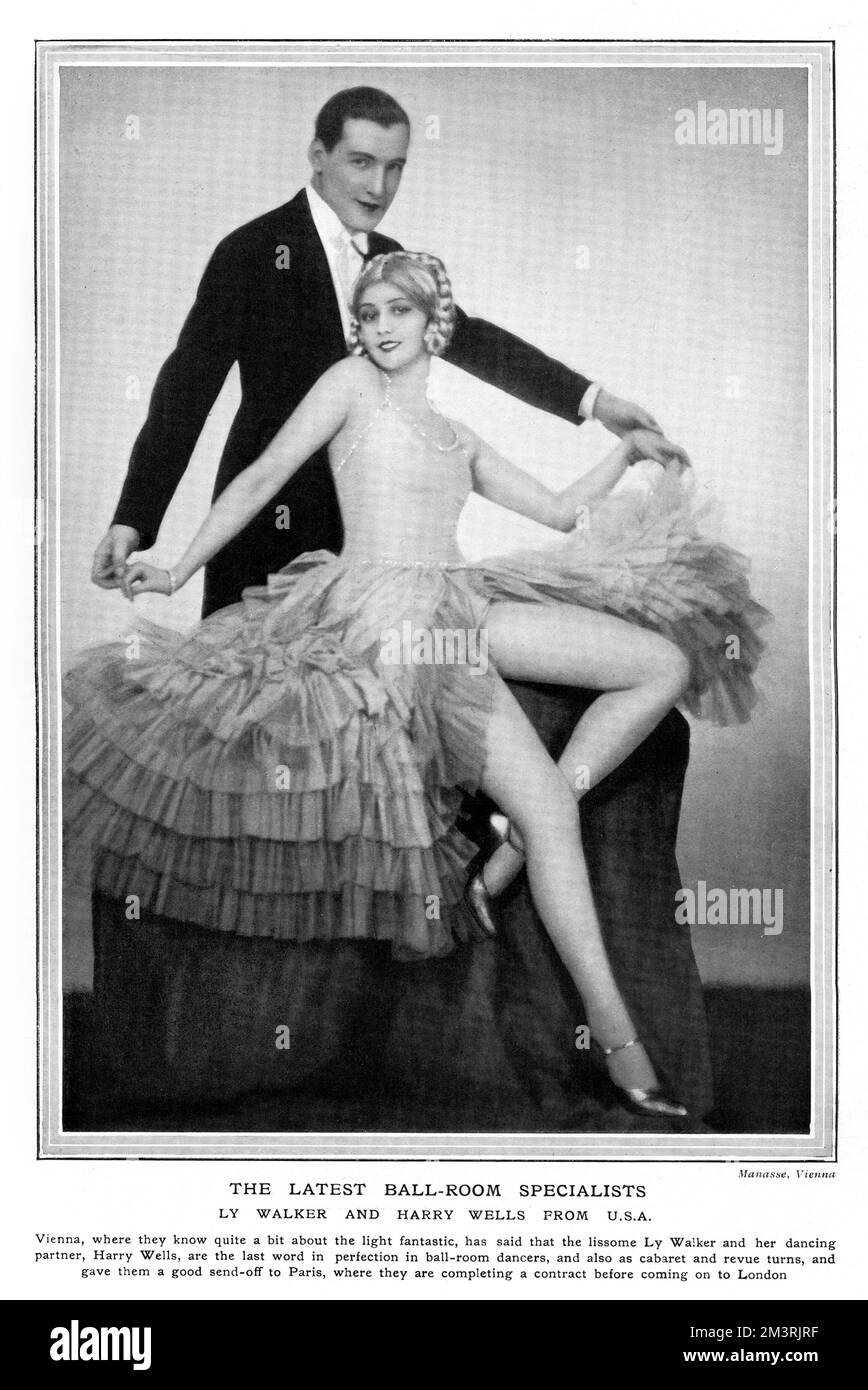 Ly Walker e Harry Wells, specialisti di sala da ballo Foto Stock