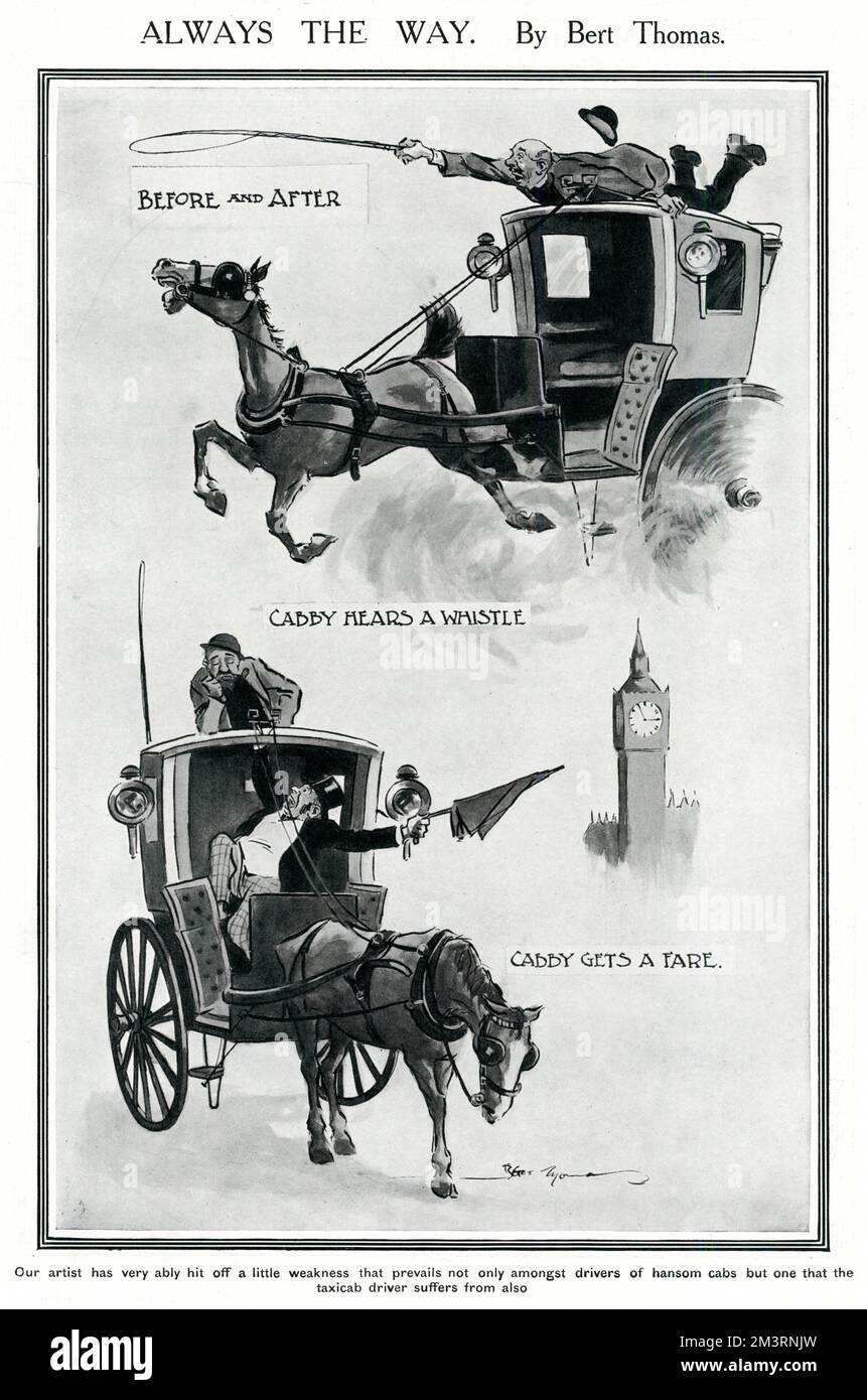 Il cartone animato "Always the Way" di Bert Thomas 1909 Foto Stock