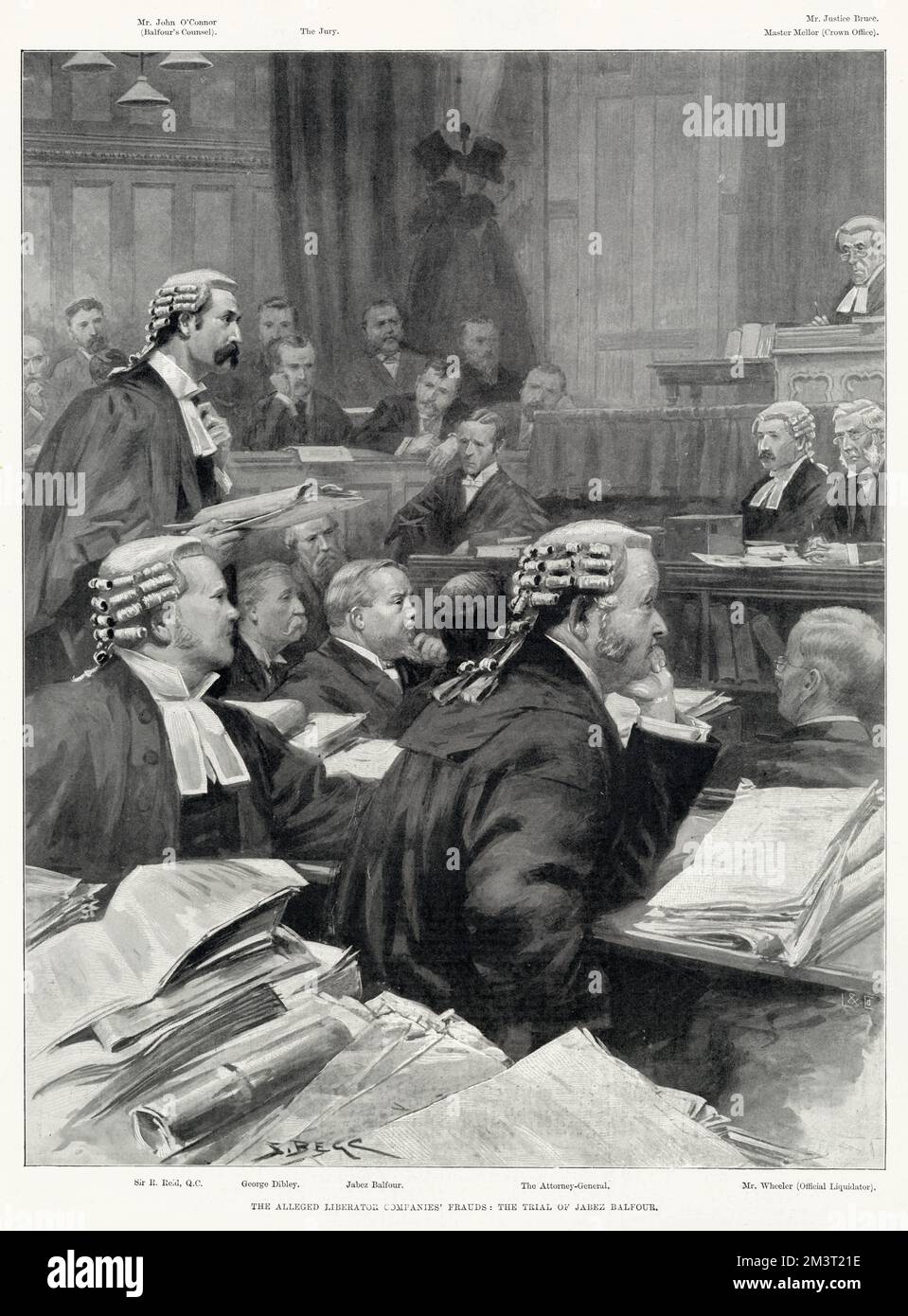 Le presunte truffe delle società Liberator Foto Stock