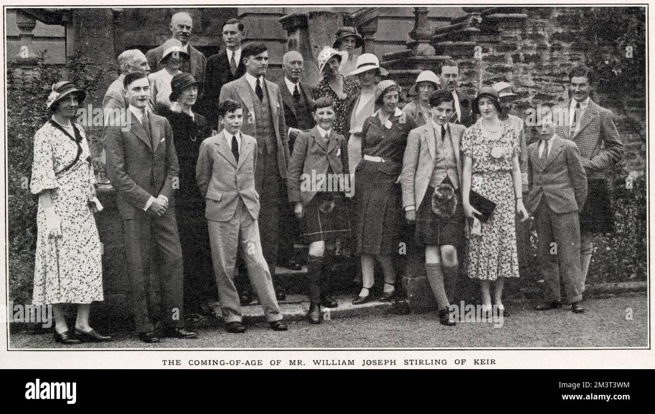 La maturità di William Joseph Stirling di Keir Foto Stock