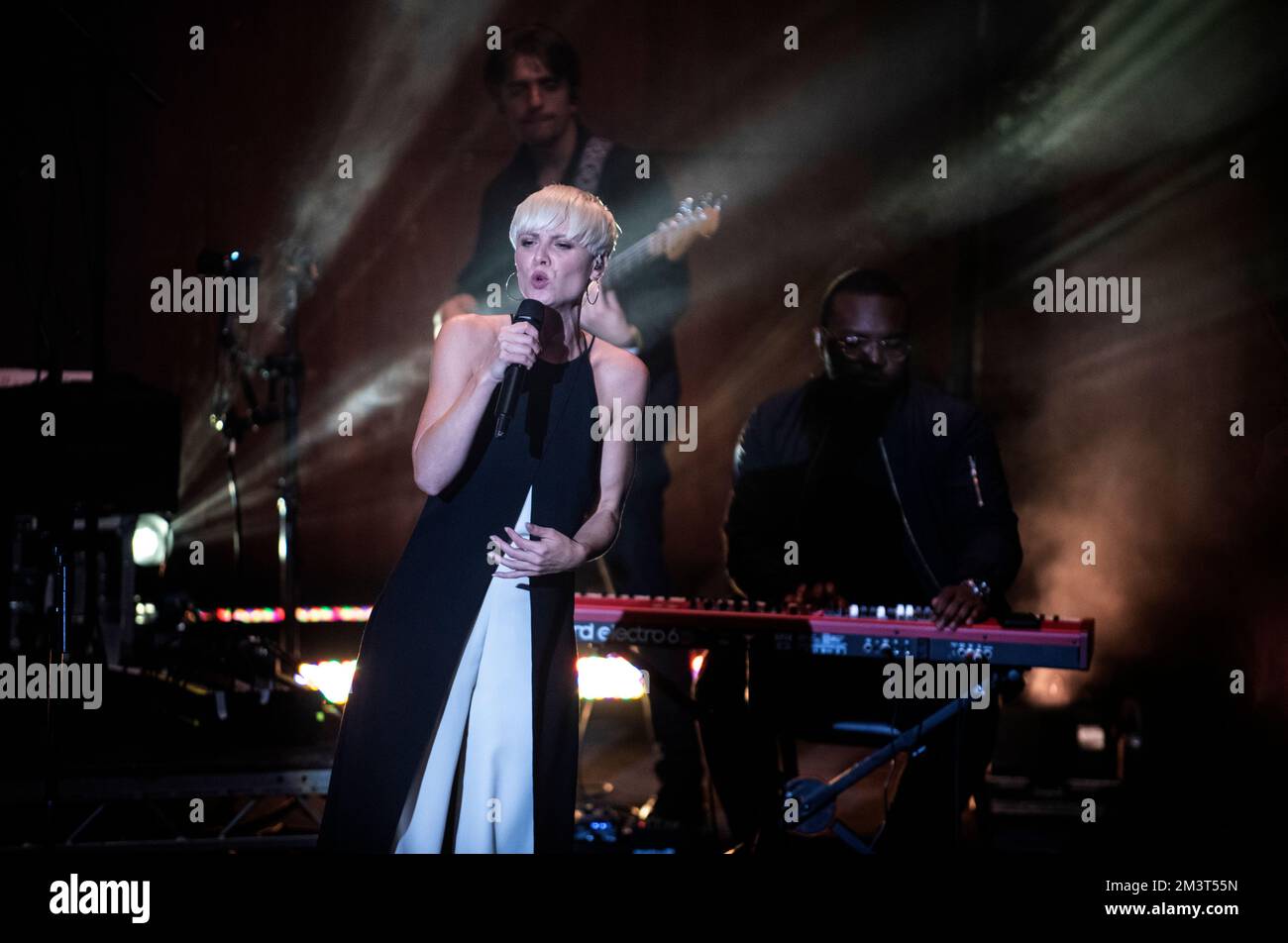 Mica Millar sul palco all'Albert Hall Manchester 2022 settembre Foto Stock