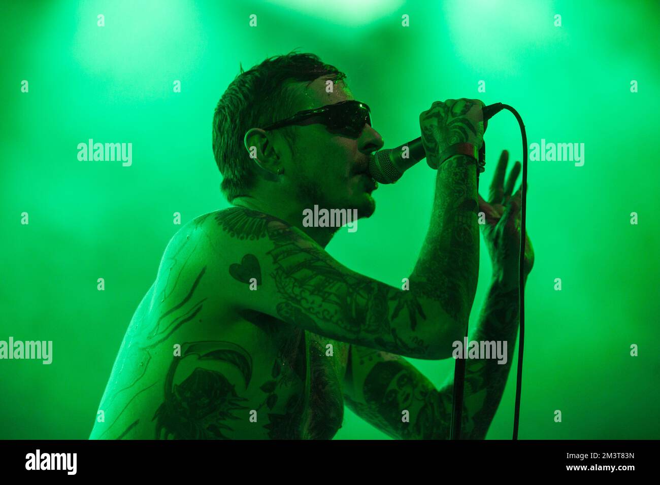 Milano, Italia. 15th Dec, 2022. I Viagra Boys vivono a Fabrique a Milano. (Foto di Carlo Vergani/Pacific Press) Credit: Pacific Press Media Production Corp./Alamy Live News Foto Stock