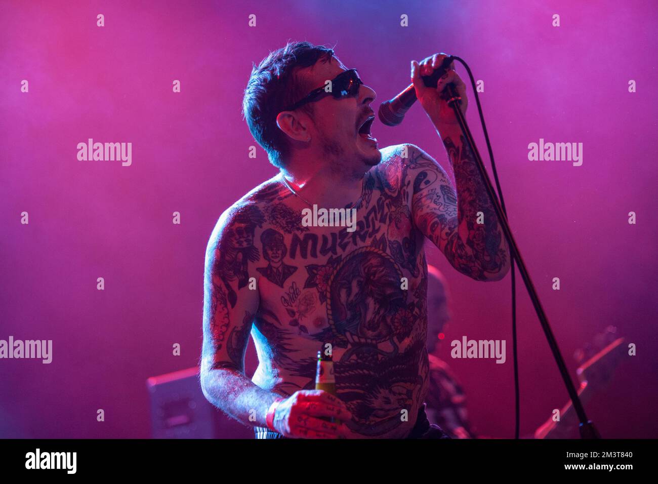 Milano, Italia. 15th Dec, 2022. I Viagra Boys vivono a Fabrique a Milano. (Foto di Carlo Vergani/Pacific Press) Credit: Pacific Press Media Production Corp./Alamy Live News Foto Stock