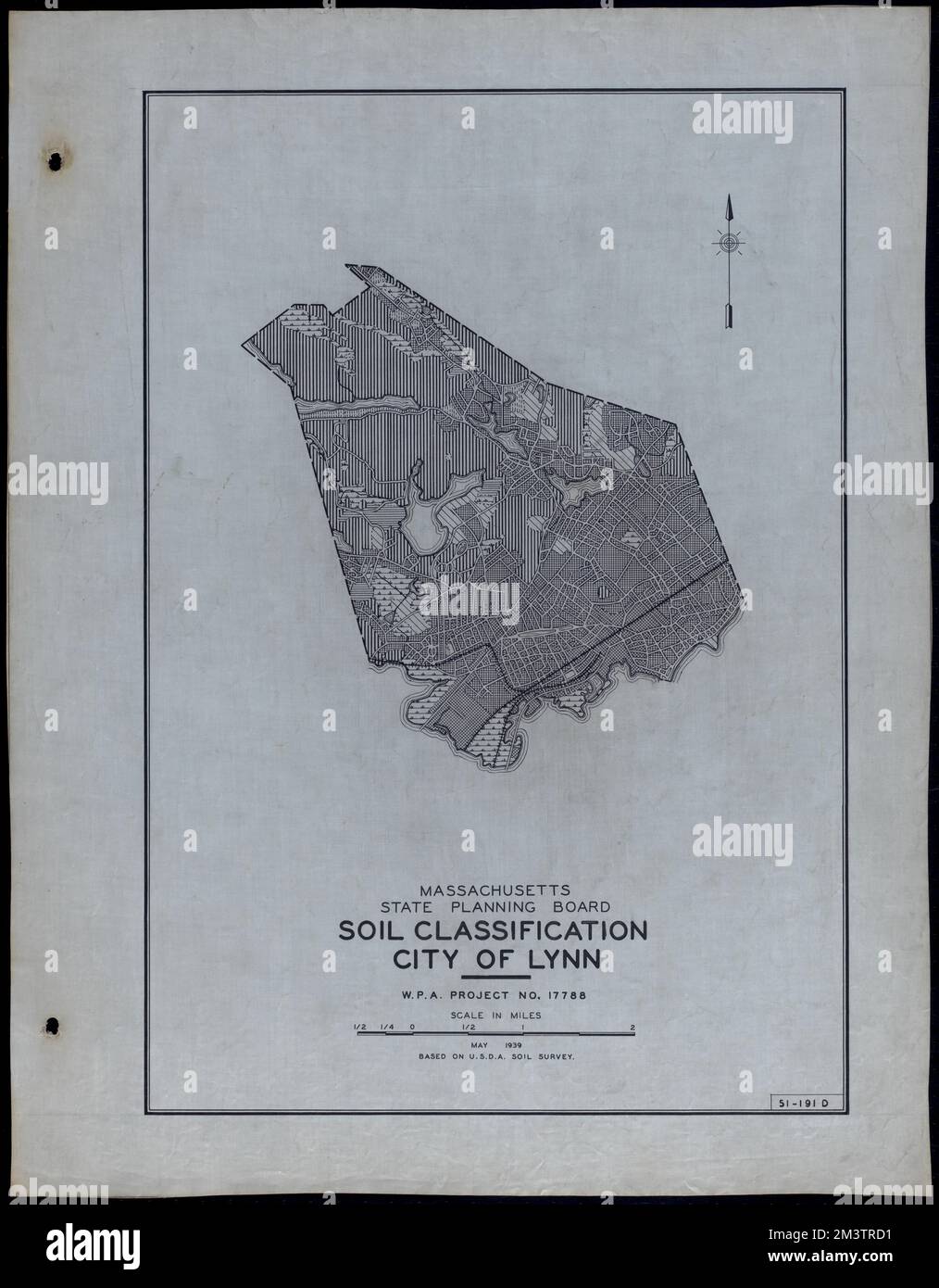 Classificazione del suolo Città di Lynn , strade, città, mappatura dell'uso del suolo, mappatura del suolo, Stati Uniti. Works Progress Administration, Stati Uniti. Amministrazione dei progetti di lavoro. Massachusetts. Consiglio di pianificazione statale Foto Stock