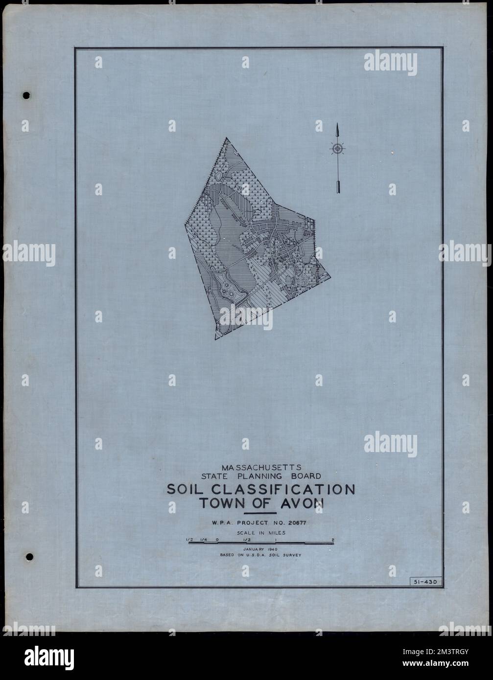 Classificazione del suolo Città di Avon , strade, città, mappe di utilizzo del suolo, mappe del suolo, Stati Uniti. Works Progress Administration, Stati Uniti. Amministrazione dei progetti di lavoro. Massachusetts. Consiglio di pianificazione statale Foto Stock