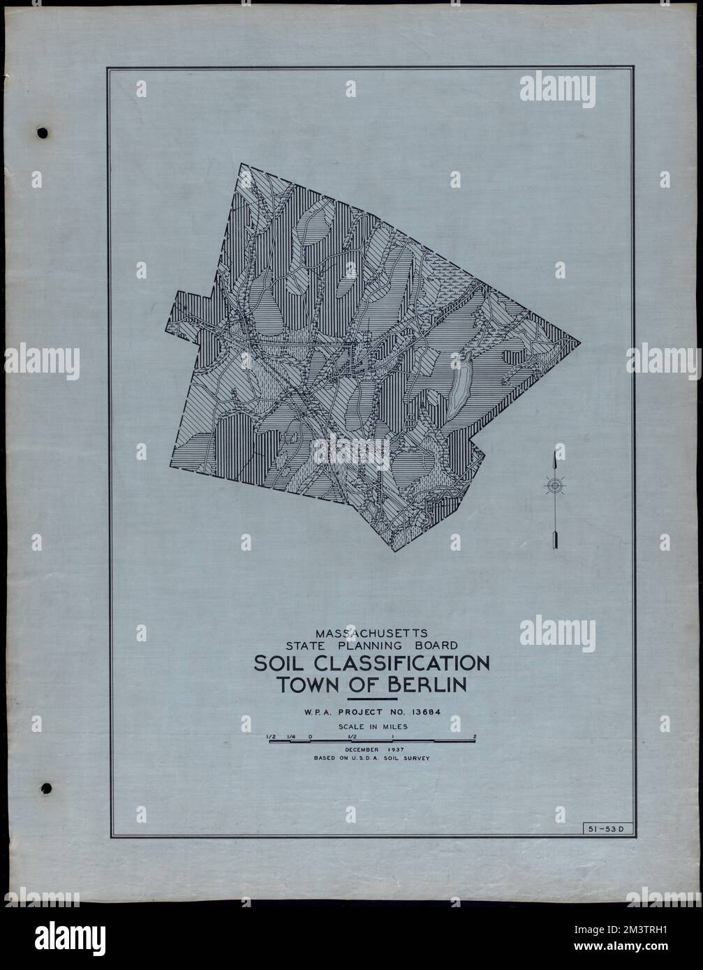 Classificazione del suolo Città di Berlino , strade, città, mappatura dell'uso del suolo, mappatura del suolo, Stati Uniti. Works Progress Administration, Stati Uniti. Amministrazione dei progetti di lavoro. Massachusetts. Consiglio di pianificazione statale Foto Stock