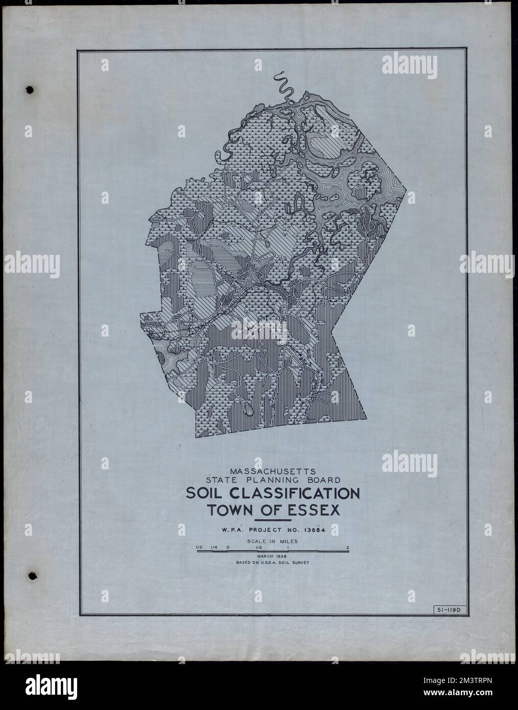 Classificazione del suolo Città dell'Essex , strade, città, mappatura dell'uso del suolo, mappatura del suolo, Stati Uniti. Works Progress Administration, Stati Uniti. Amministrazione dei progetti di lavoro. Massachusetts. Consiglio di pianificazione statale Foto Stock