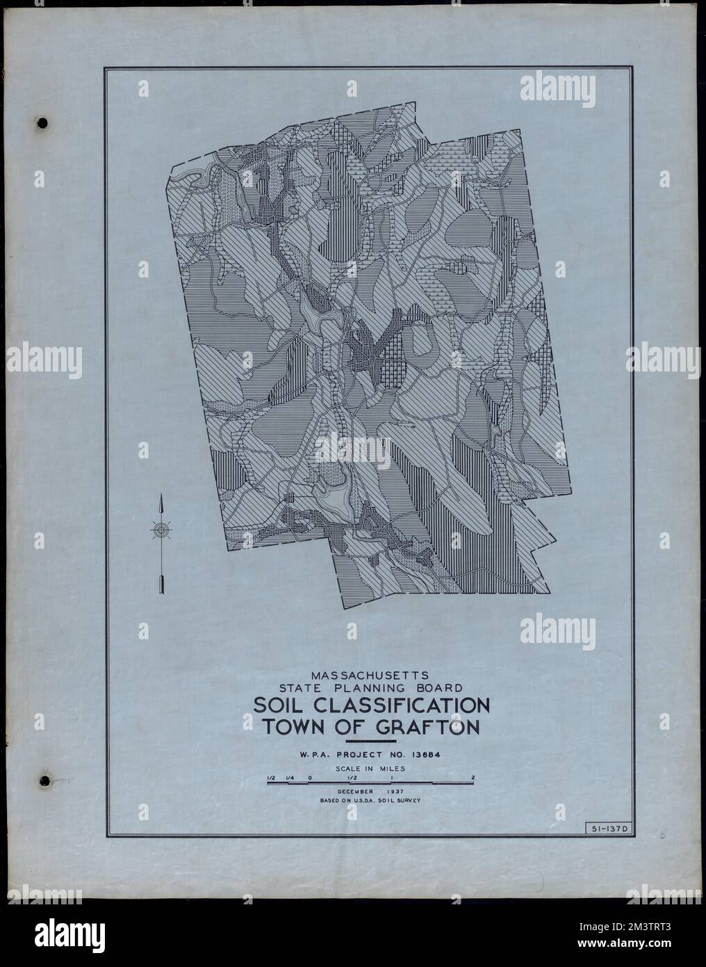 Classificazione del suolo Città di Grafton , strade, città, cartografia dell'uso del suolo, cartografia del suolo, Stati Uniti. Works Progress Administration, Stati Uniti. Amministrazione dei progetti di lavoro. Massachusetts. Consiglio di pianificazione statale Foto Stock