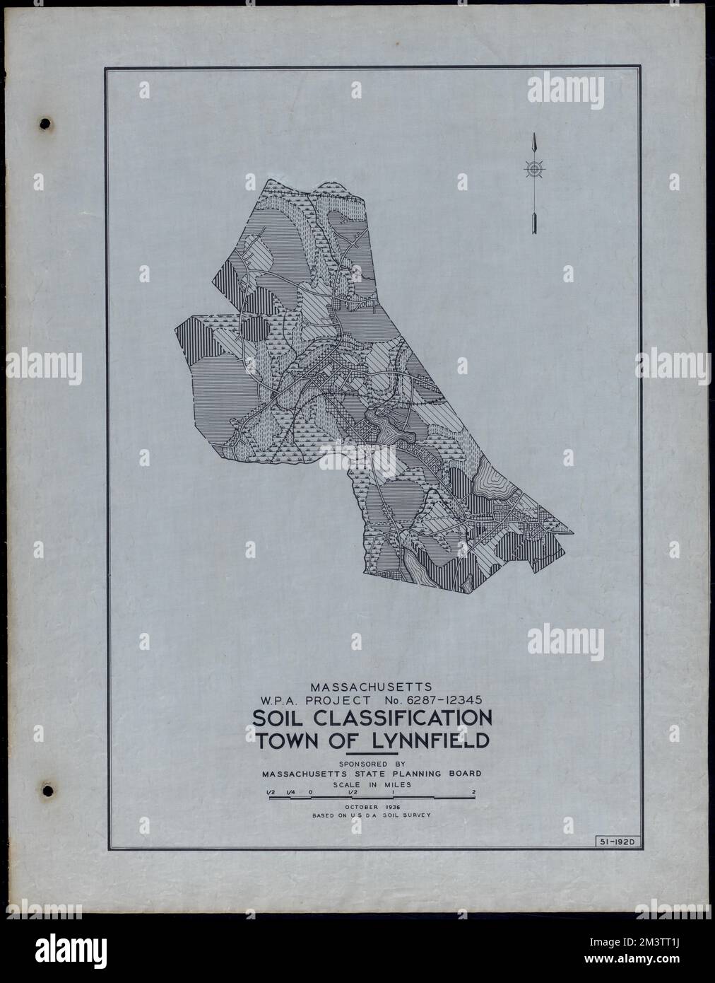Classificazione del suolo Città di Lynnfield , strade, città, mappatura dell'uso del suolo, mappatura del suolo, Stati Uniti. Works Progress Administration, Stati Uniti. Amministrazione dei progetti di lavoro. Massachusetts. Consiglio di pianificazione statale Foto Stock