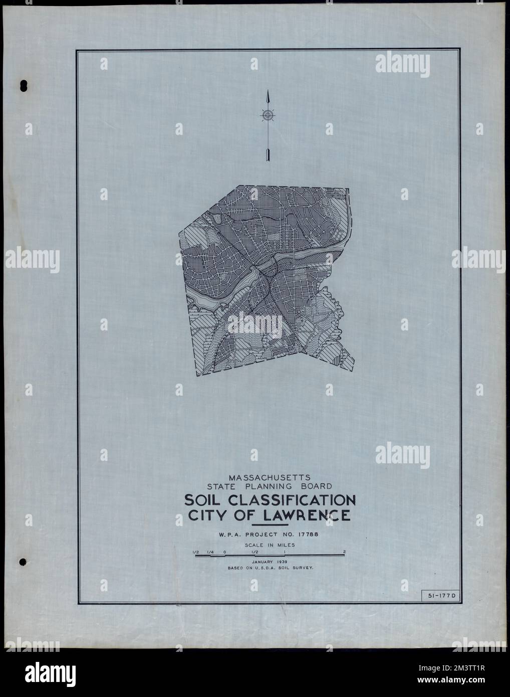 Classificazione del suolo Città di Lawrence , strade, città, mappatura dell'uso del suolo, mappatura del suolo, Stati Uniti. Works Progress Administration, Stati Uniti. Amministrazione dei progetti di lavoro. Massachusetts. Consiglio di pianificazione statale Foto Stock