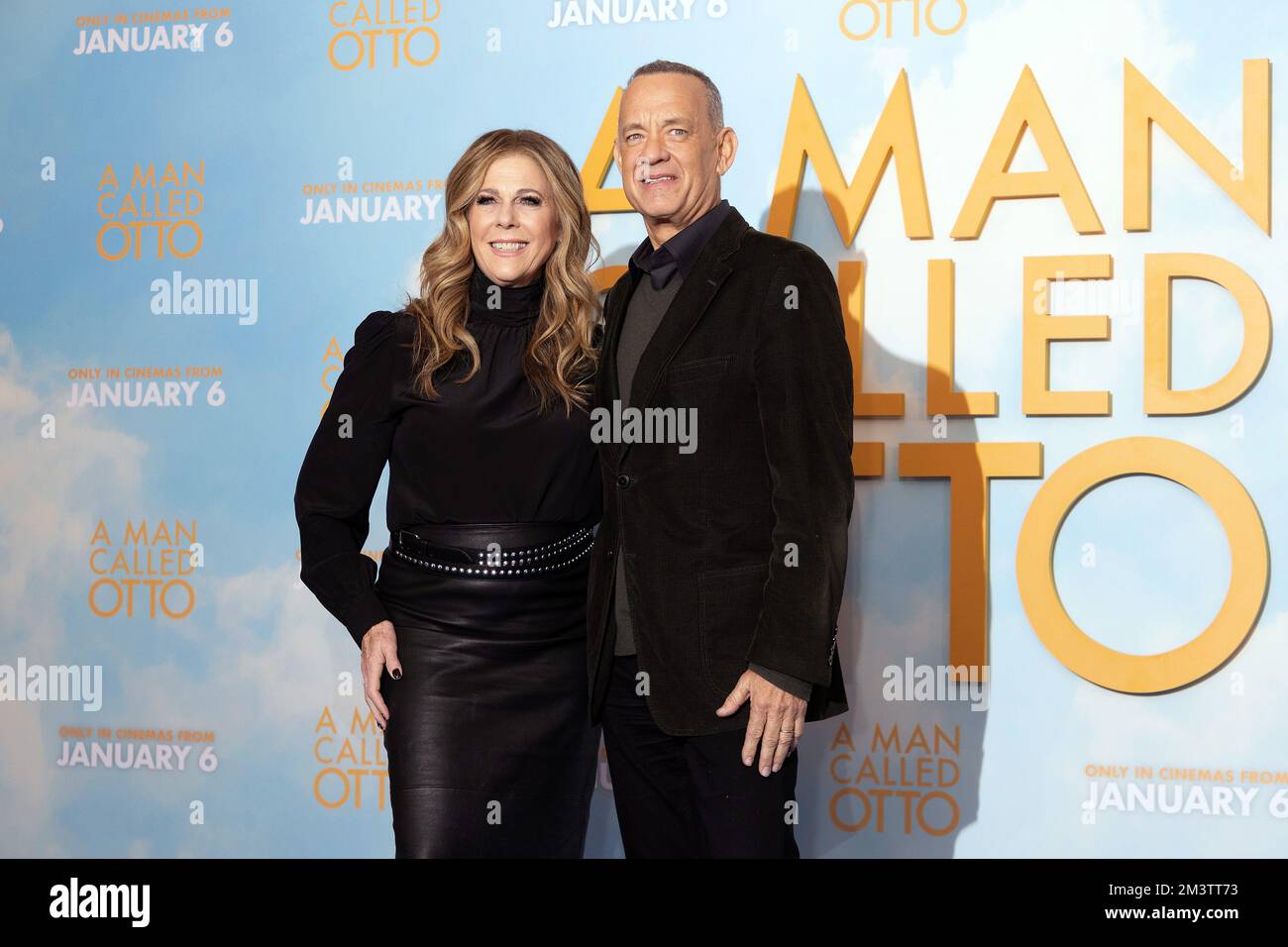 Londra, Regno Unito. 16 dicembre 2022. Rita Wilson e Tom Hanks frequentano Un uomo chiamato otto Photocall al Corinthia Hotel a Londra, Inghilterra. Credit: S.A.M./Alamy Live News Foto Stock